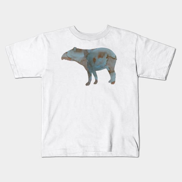 Tapir Kids T-Shirt by BittenByErmines